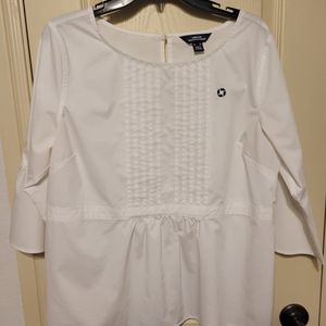 Lands End Chase White Top 16